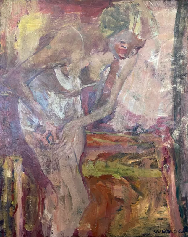 Femme au bas 